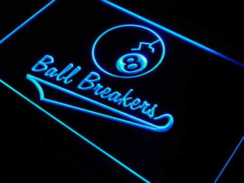 8 Ball Breakers LED Neon Sign